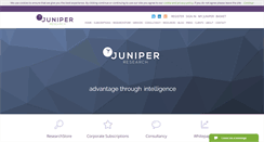 Desktop Screenshot of juniperresearch.com